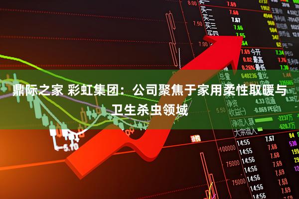 鼎际之家 彩虹集团：公司聚焦于家用柔性取暖与卫生杀虫领域